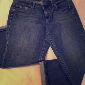 WHBM cropped jeans